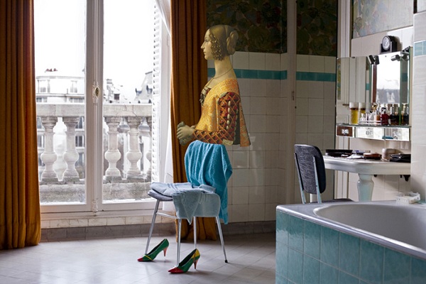 A photo from the "Women Indoor" series. Photo Courtesy of: Elene Usdin.