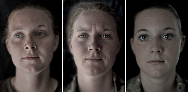 Private Becky Hitchcock, 23. Photo and testimony courtesy of: Lalage Snow.