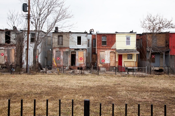 "Baltimore Rowhouses" by Ben Marcin. Photo Courtesy of: Ben Marcin.