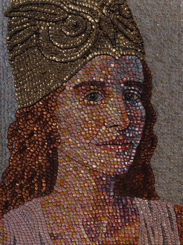 Minerva, Roman goddess of wisdom by artist Molly Right. Photo Credit: Molly Right.