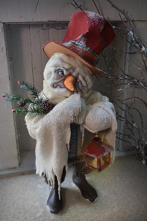 A snowman by artist Scott Smith of Rucus Studio. Photo Courtesy of: Scott Smith/Rucus Studio.