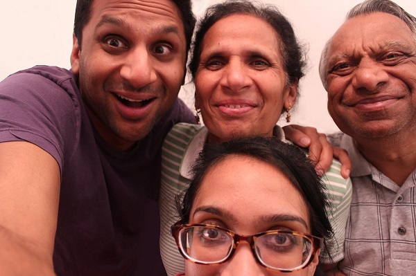 The patel family from "Meet the Patels." Photo Credit: Meet the. © Four in a Billion Pictures.