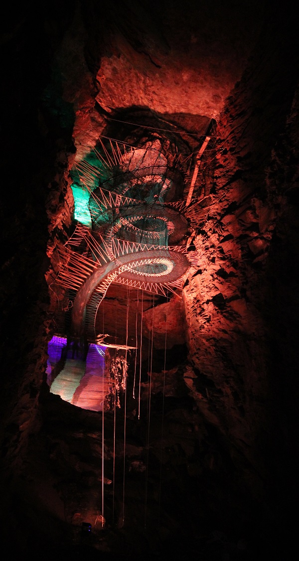 An inside look at Bounce Below, an adventure park located in North Wales. Photo Credit: Bounce Below.