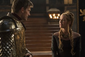 Nikolaj Coster-Waldau and Lena Headey as Jaime and Cersei Lannister. Photo Credit: Helen Sloan/courtesy of HBO.