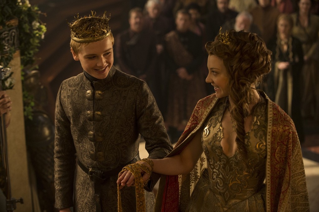 Game of Thrones season 5, episode 3: Dean-Charles Chapman, Natalie Dormer. Photo: Helen Sloan/courtesy of HBO.