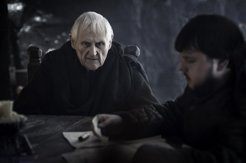 “Game of Thrones” season 5, episode 5: Peter Vaughan, John Bradley. Photo: Helen Sloan/courtesy of HBO.