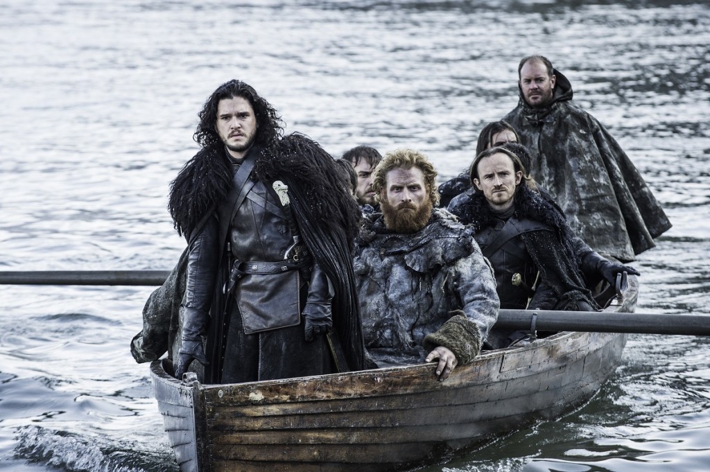 Kit Harington and Kristofer Hivju in Game of Thrones’ season 5, episode 8. Photo: Helen Sloan/courtesy of HBO.