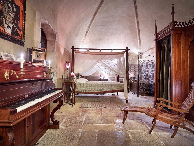 Interior of the church on Johnny Depp's estate. Photo Credit: Cote d'Azur Sotheby's International Realty.
