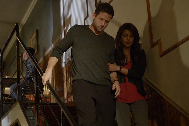 Josh Hopkins and Priyanka Chopra star in ABC’s Quantico. Photo Credit: ABC/Phillippe Bosse.