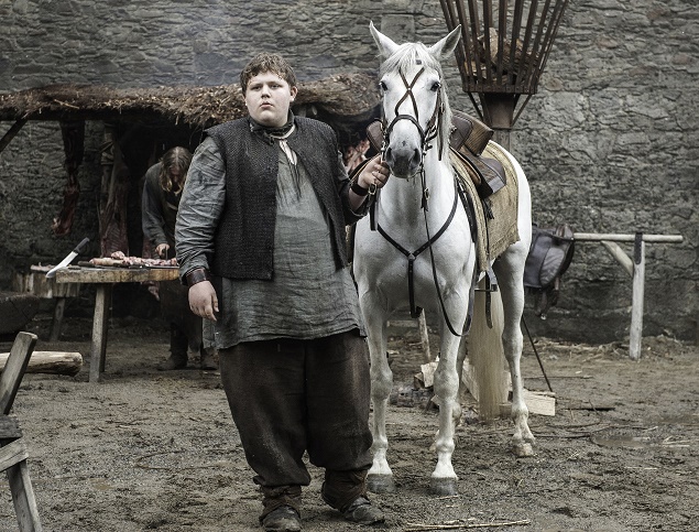 Sam Coleman as a young Hodor in GoT. Photo Credit: Helen Sloan/ courtesy of HBO.