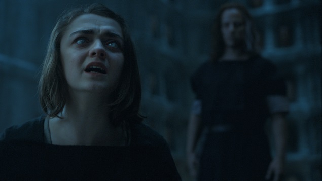 Maisie Williams, Tom Wlaschiha in Season 5 of Game of Thrones. Photo courtesy of HBO.
