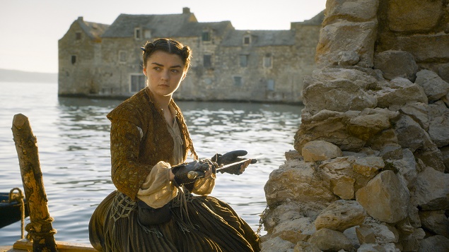 Maisie Williams as Arya Stark in Season 6 of Game of Thrones. Photo Credit: courtesy of HBO.