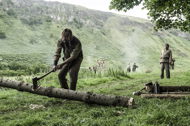 Rory McCann as Sandor Clegane aka the Hound in Game of Thrones Season 6. Photo Credit: Helen Sloan/courtesy of HBO.