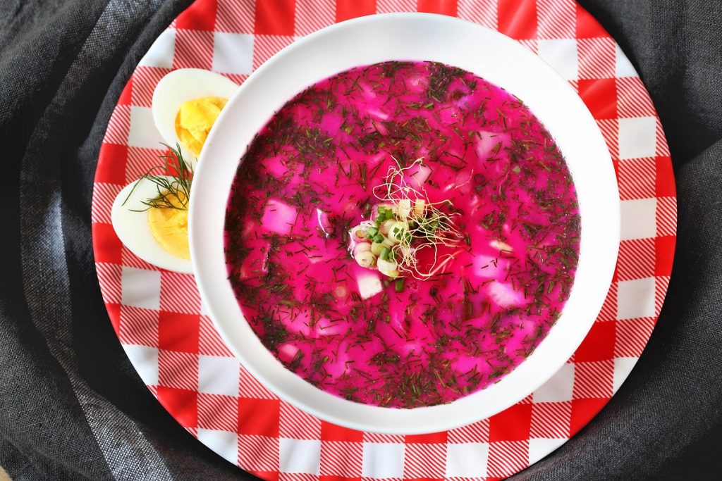 Belarusian cold borsht